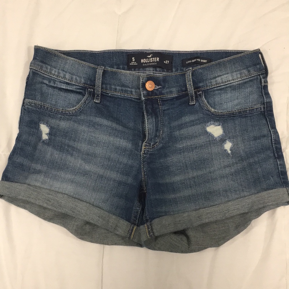 Hollister low rise midi short size 5 27 w NWOT